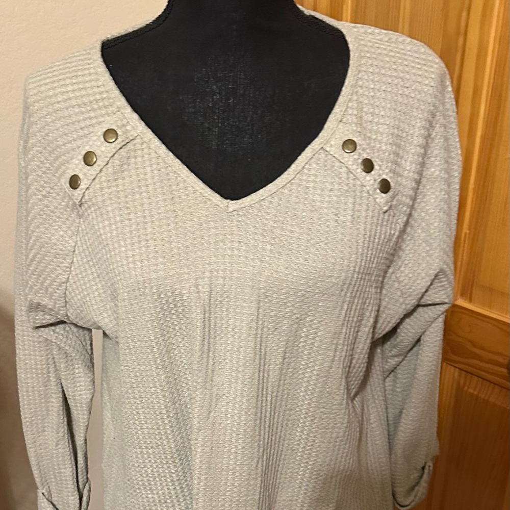 Simply Noelle Cream Knit Top